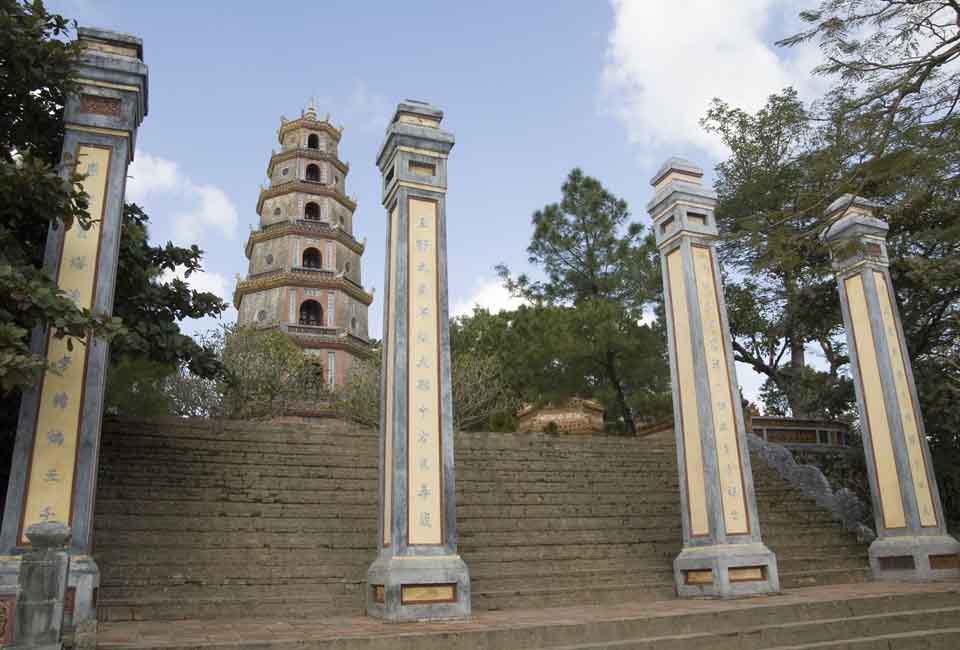 Thien Mu Pagoda Near Hue In Vietnam Thien Mu Pagoda Near Hue In Vietnam